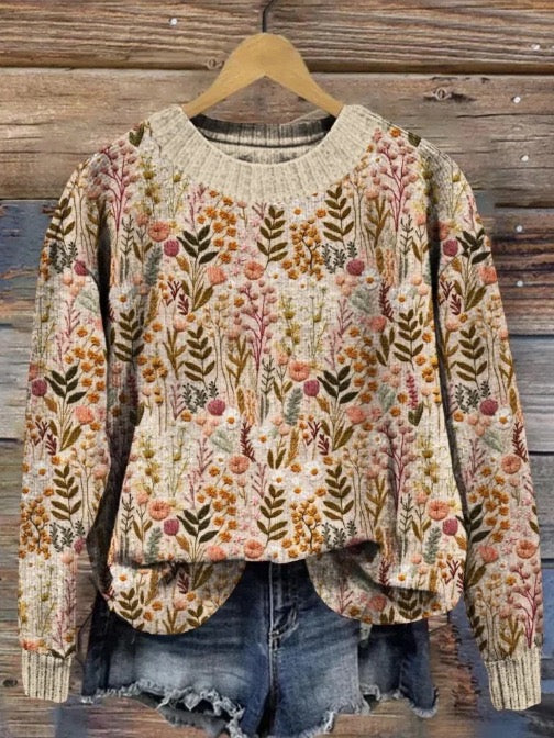 Claire™ - pull en laine rétro pour femme