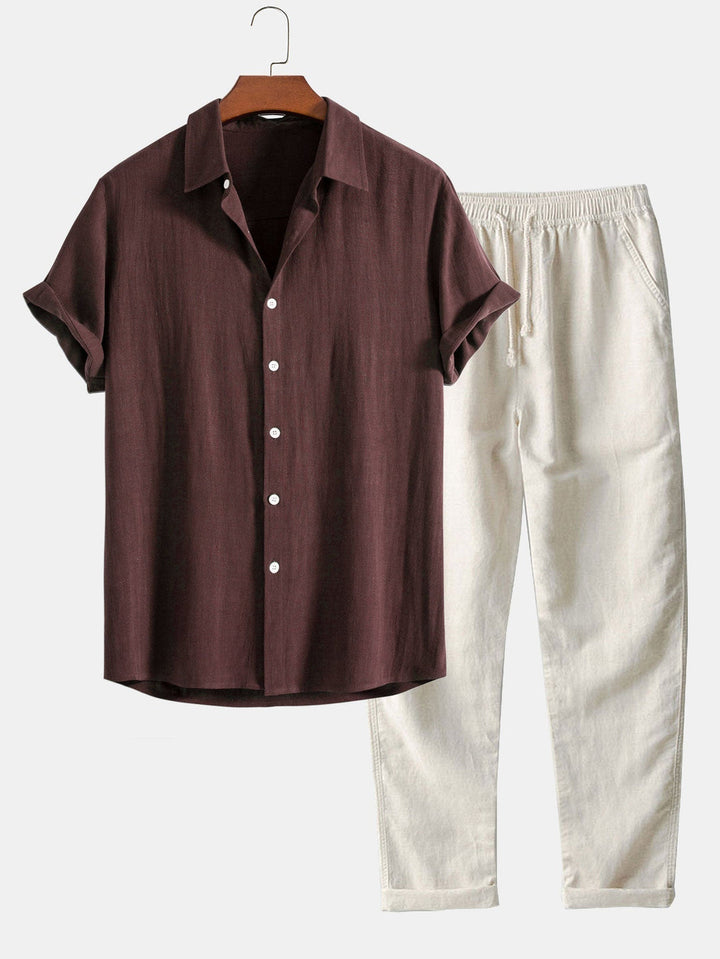 Jannik | Chemise et Pantalon Élégants pour l'Été - Confort et Élégance Parfaits