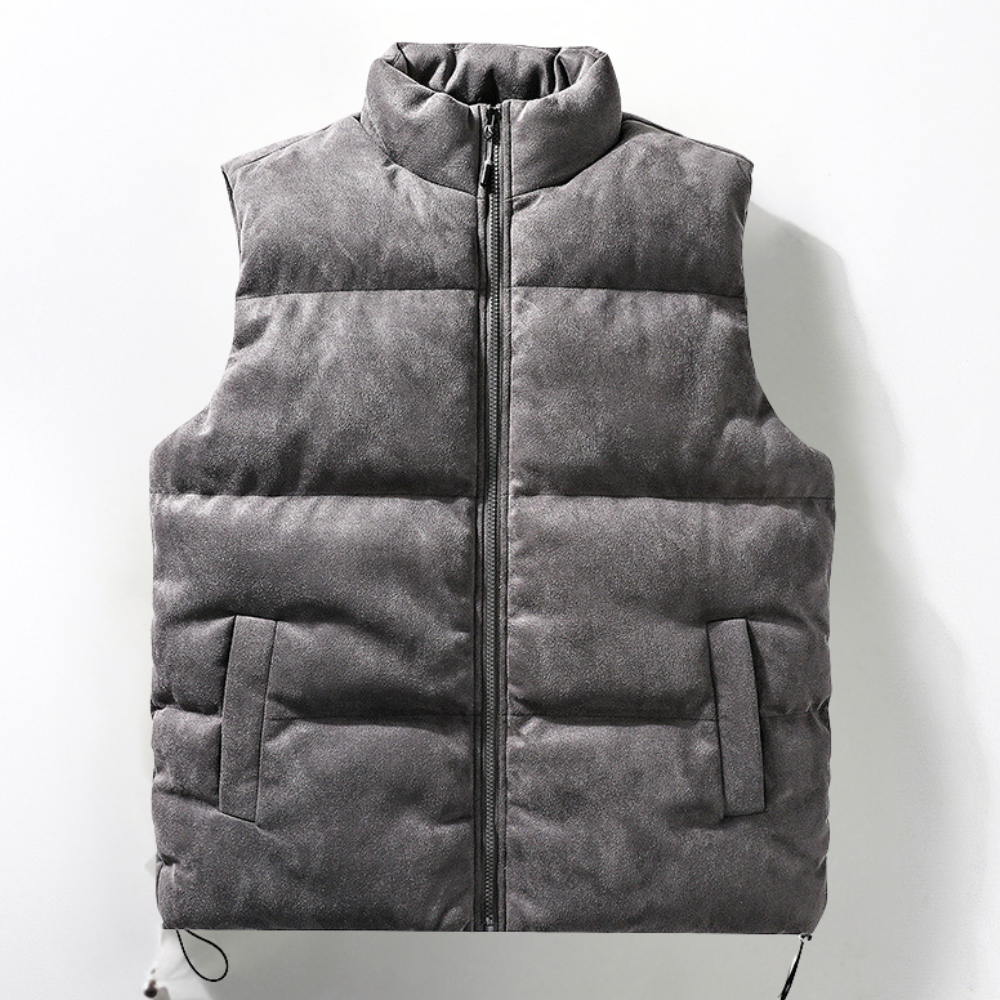 KAWIKA - Cardigan élégant sans manches pour l'homme moderne