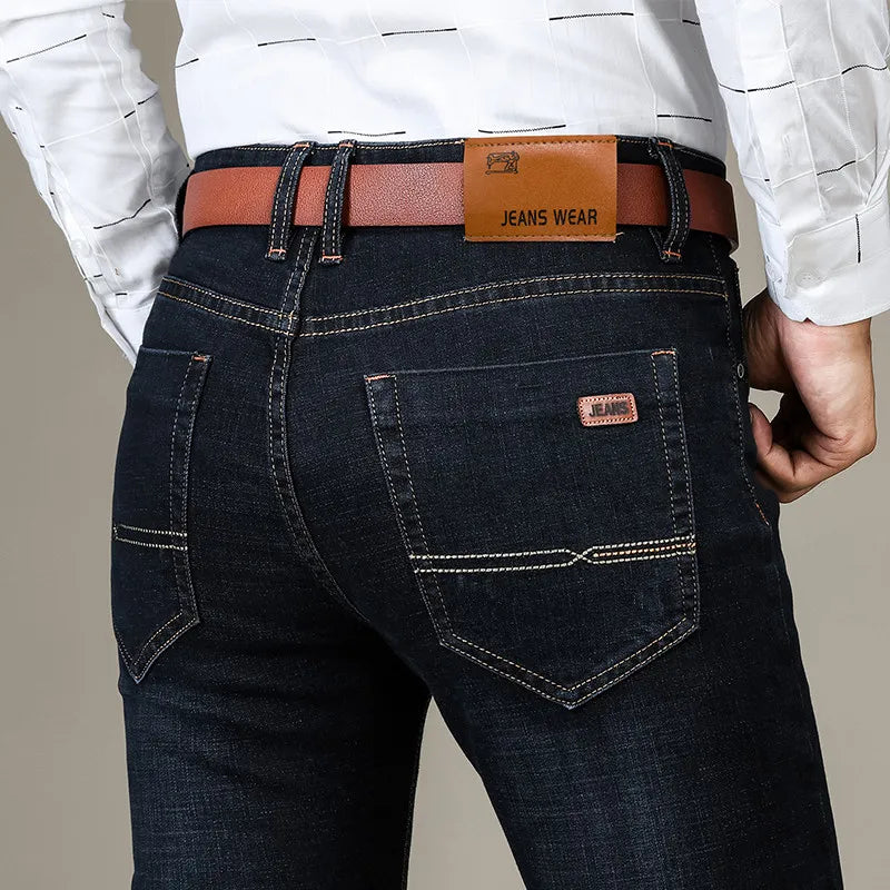 Jeans Slim Fit Stretch pour Hommes - Un Jean Confortable et Élégant
