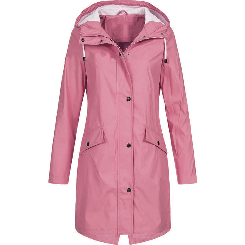 Marie™ - Manteau en nylon imperméable avec capuche