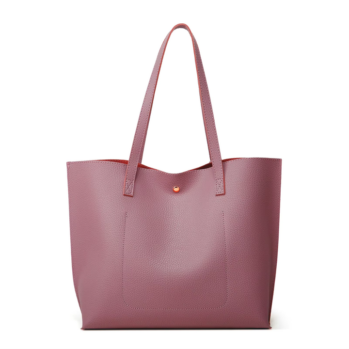 Odet - Élégante porte-monnaie en cuir Mauve Pétale pour le style et la fonctionnalité