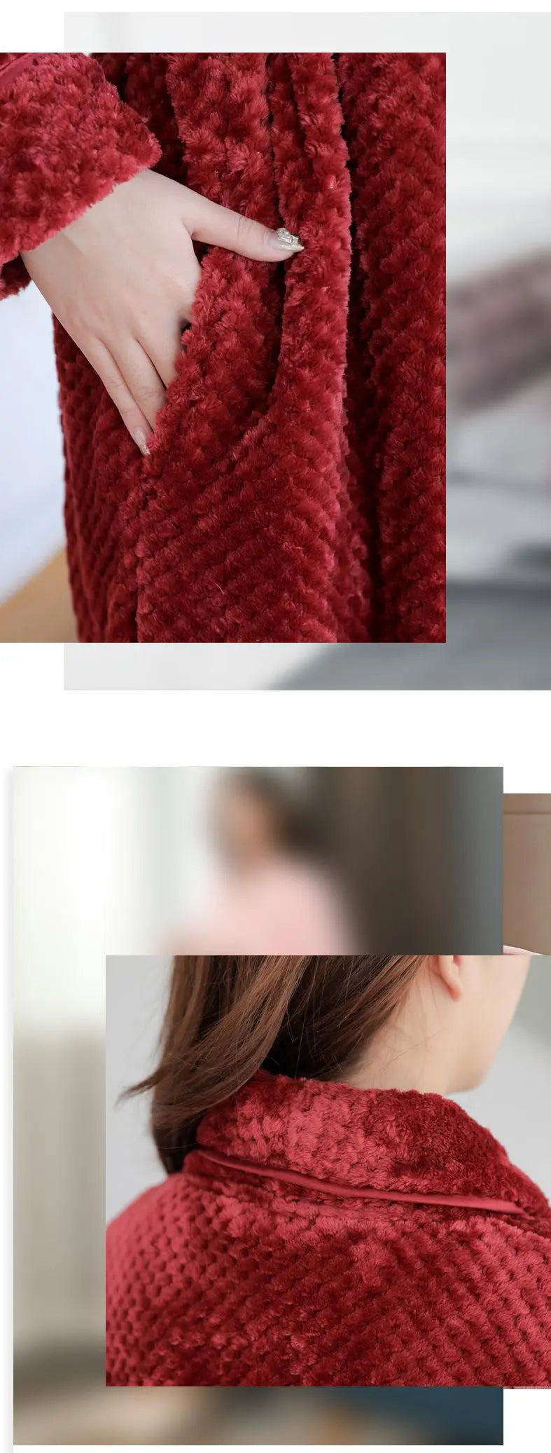 Azariah - Le peignoir en peluche ultra-confortable pour femmes, pour un confort inégalé.