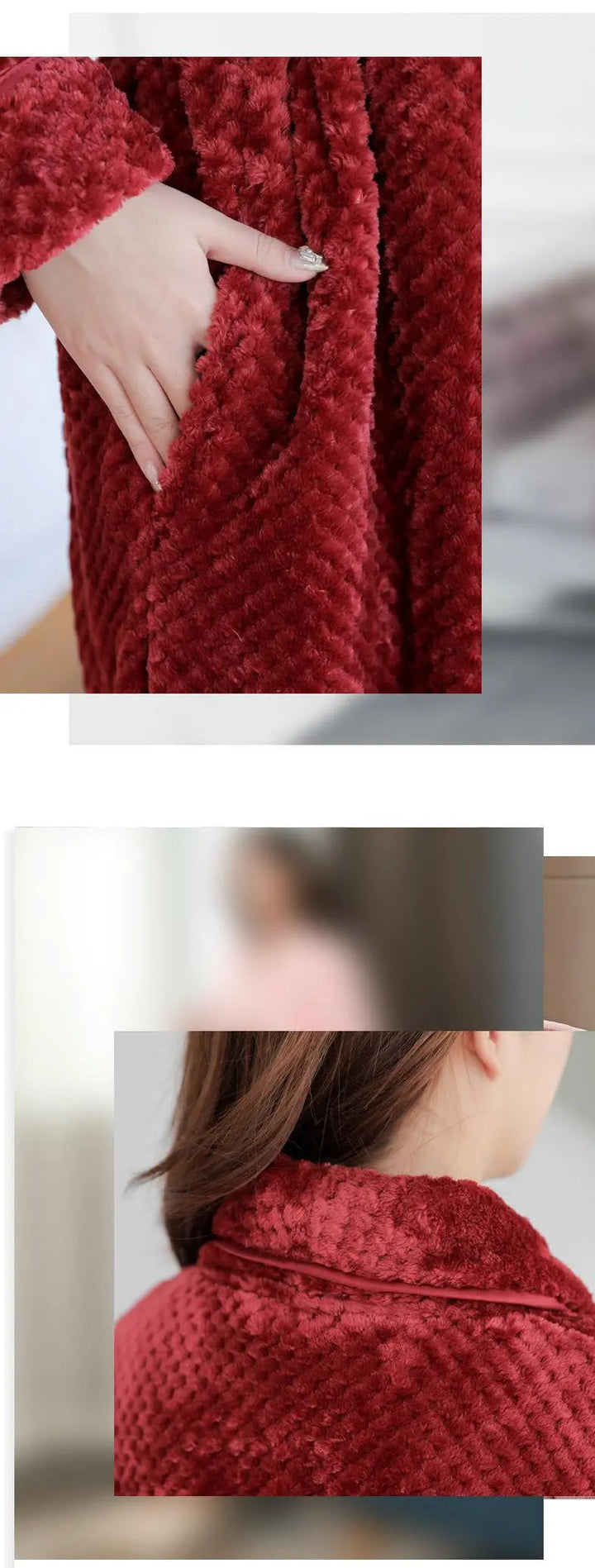 Azariah - Le peignoir en peluche ultra-confortable pour femmes, pour un confort inégalé.
