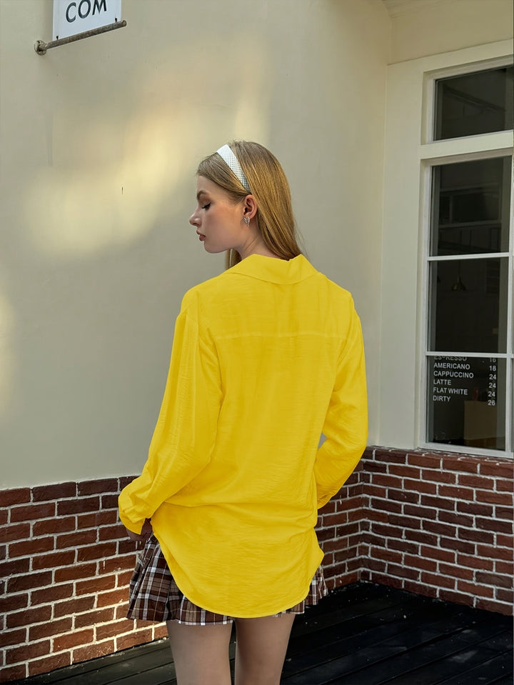Andromeda | Chemisier boutonné à manches longues pour femmes, pour un look élégant