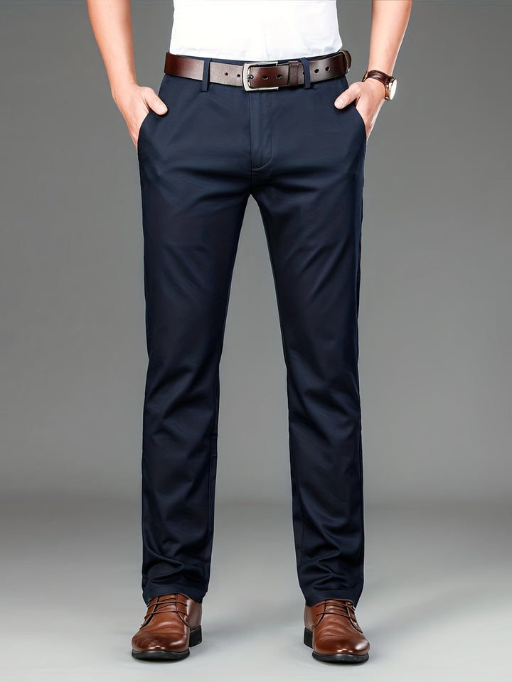 Victor - Pantalon Stretch Ajusté Intemporel pour Confort et Style