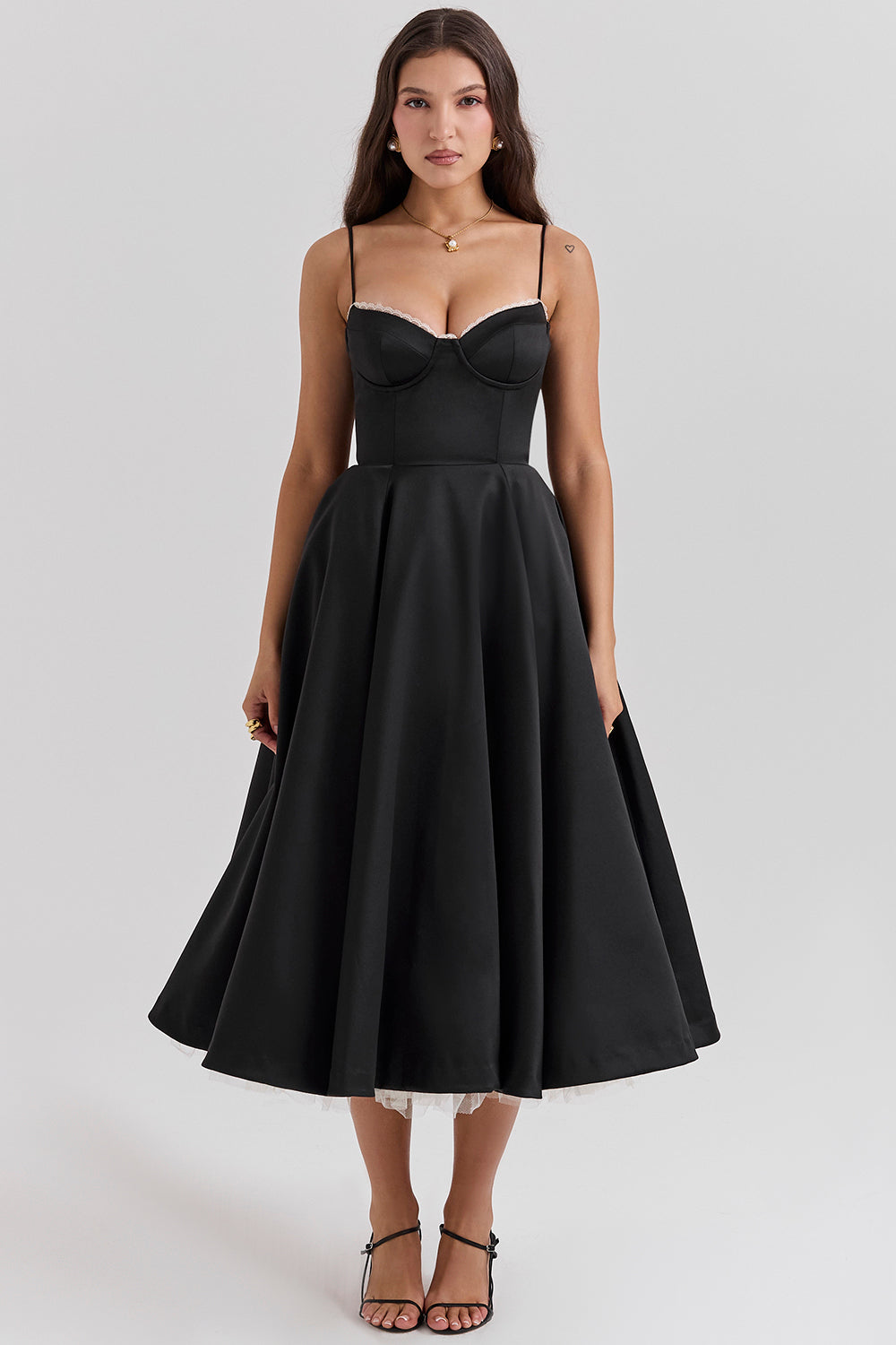 Agota | Robe de cocktail chic pour femmes - Robe midi élégante pour des occasions festives et des événements spéciaux
