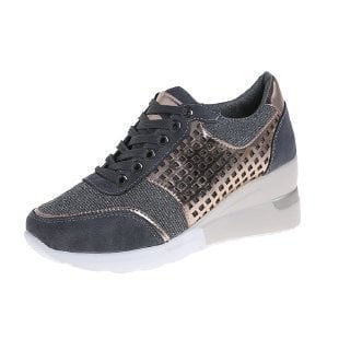 Amelia - Chaussures de sport orthopédiques stylées avec un talon haut élégant et un talon compensé confortable