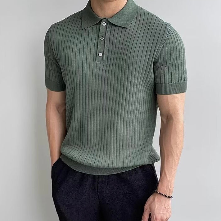 Polo en Maille Élégante pour Hommes - Style Classique et Confort