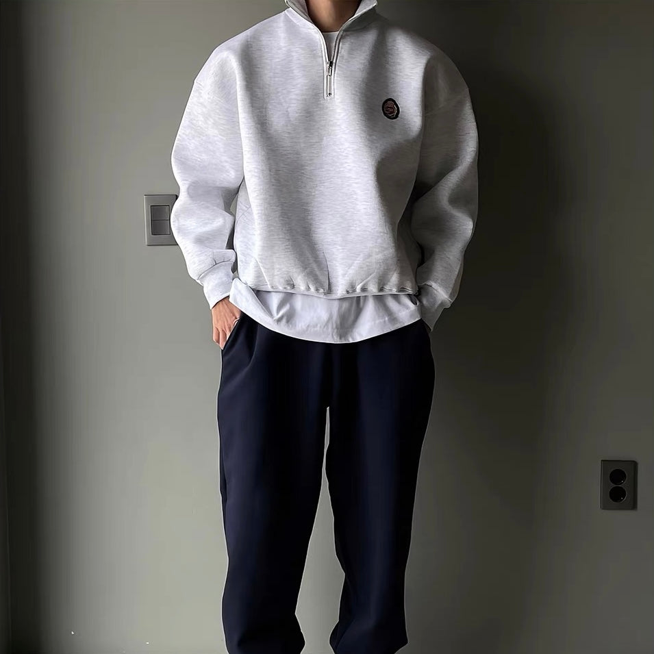 Pull Homme Casual™ à Demi-Zip - Sportif et Confortable pour Chaque Jour