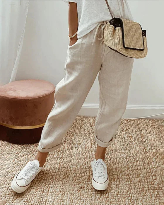 Pantalon boho estival de PIEN - parfait pour un look libre et insouciant !