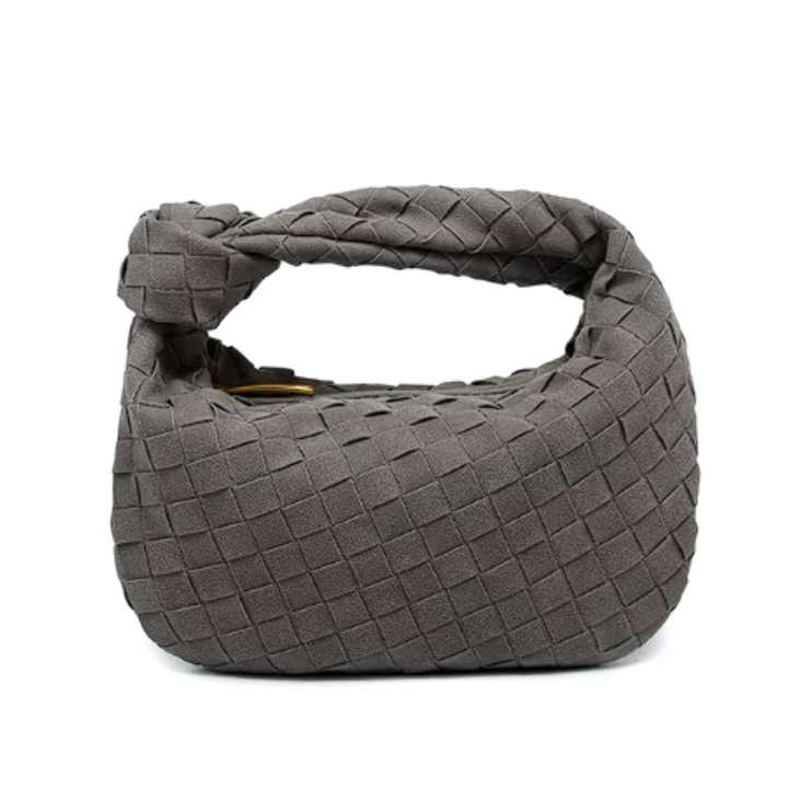 Cathy - Élégante sac à main en velours de luxe tissé