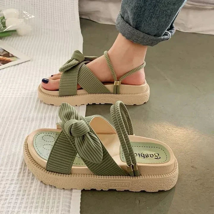 Flair - Sandales élégantes et légères pour femmes avec un design de nœud chic