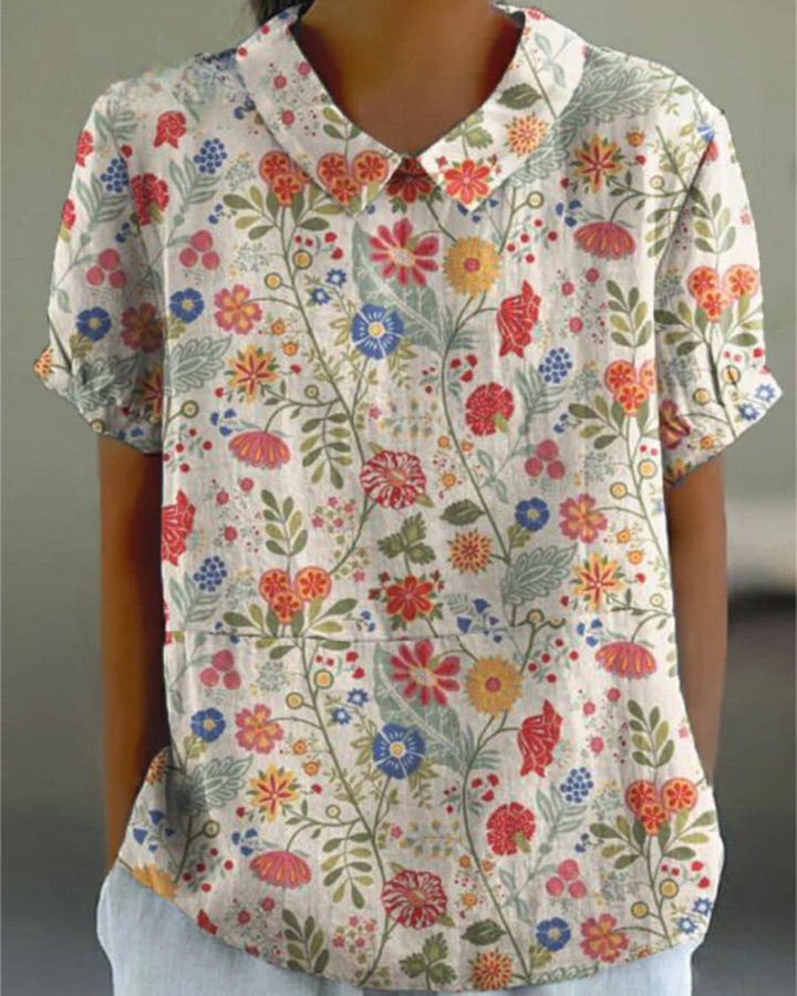 Serilda | Blouse florale chic pour femmes - Un top léger et élégant pour chaque occasion