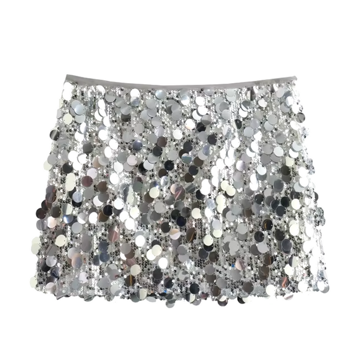 Elowise - Mini-jupe à paillettes scintillantes pour un look éclatant