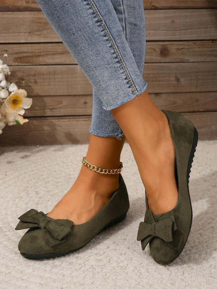 Ballerines Élégantes™ | Chic et Confortables | Avec Détails de Nœud Charmants