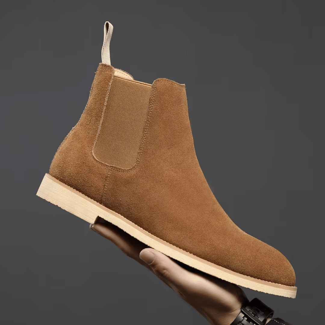 Bottes Chelsea en suede Jaco™ pour hommes, au style élégant