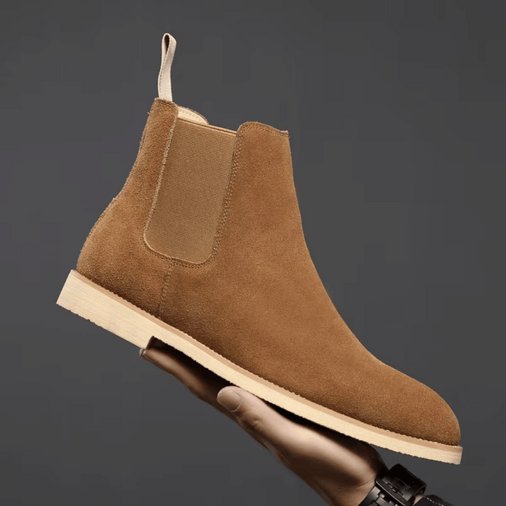 Bottes Chelsea en suede Jaco™ pour hommes, au style élégant