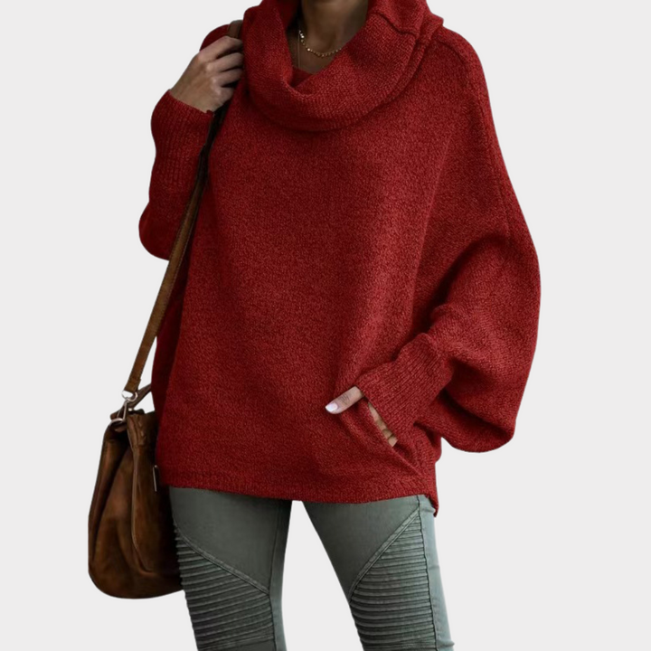 Sienna™ - Pull en maille à manches chauve-souris pour un confort élégant