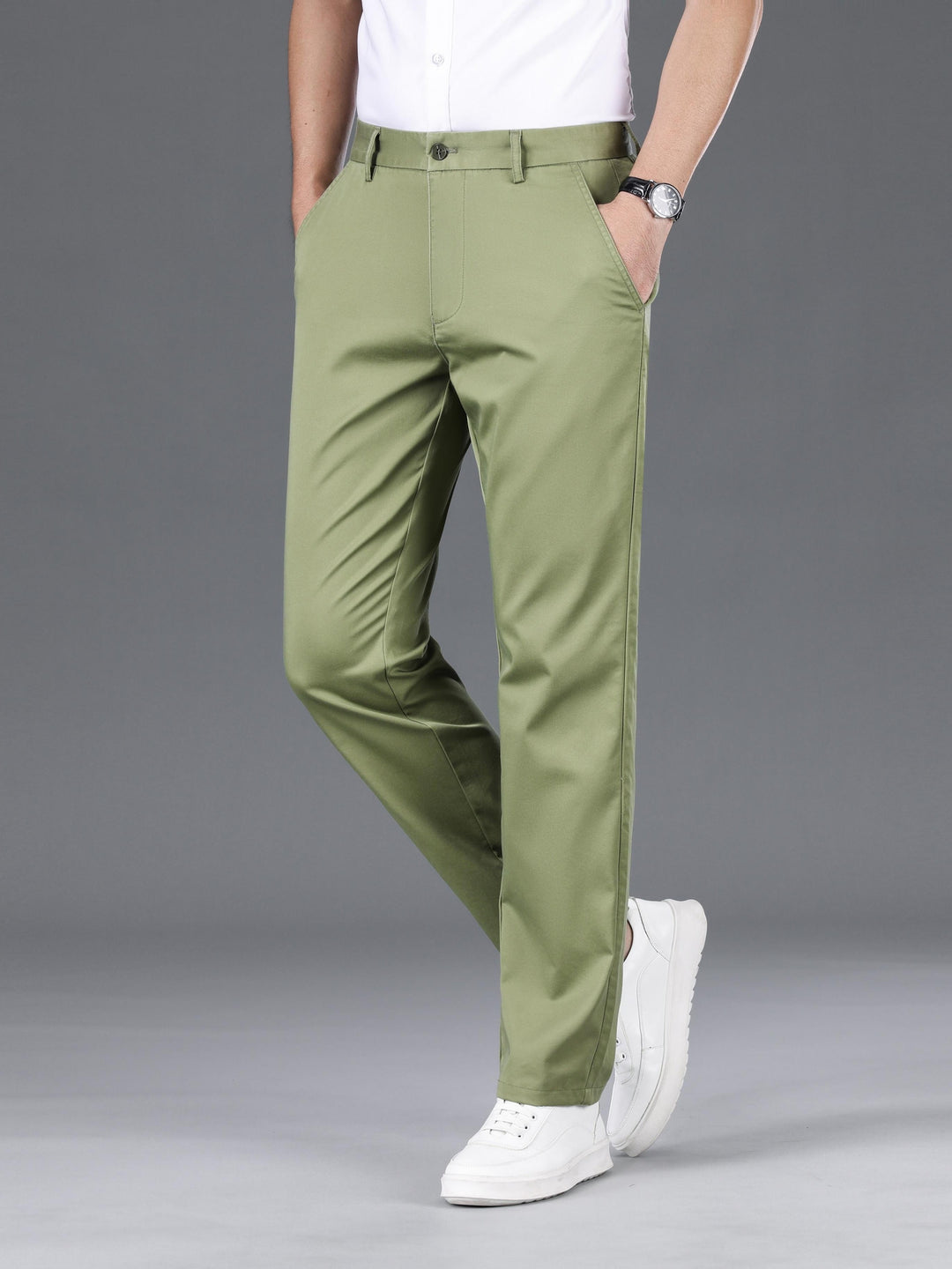 Lennox - Élégant et Moderne Pantalon Slim Fit pour un Look Affûté