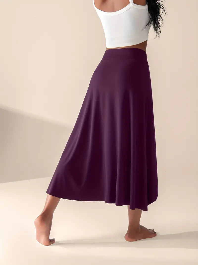 Lyssia - Jupe asymétrique sportive et tendance avec poches pratiques