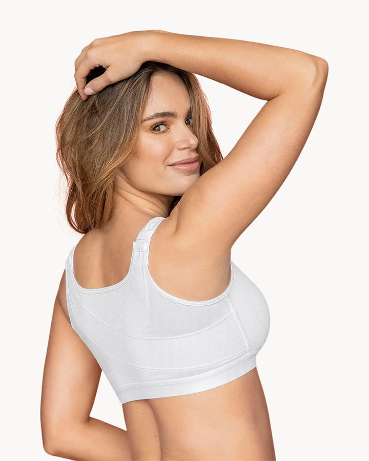 Soutien-gorge préformé confortable en 2 parties avec fermeture frontale pratique