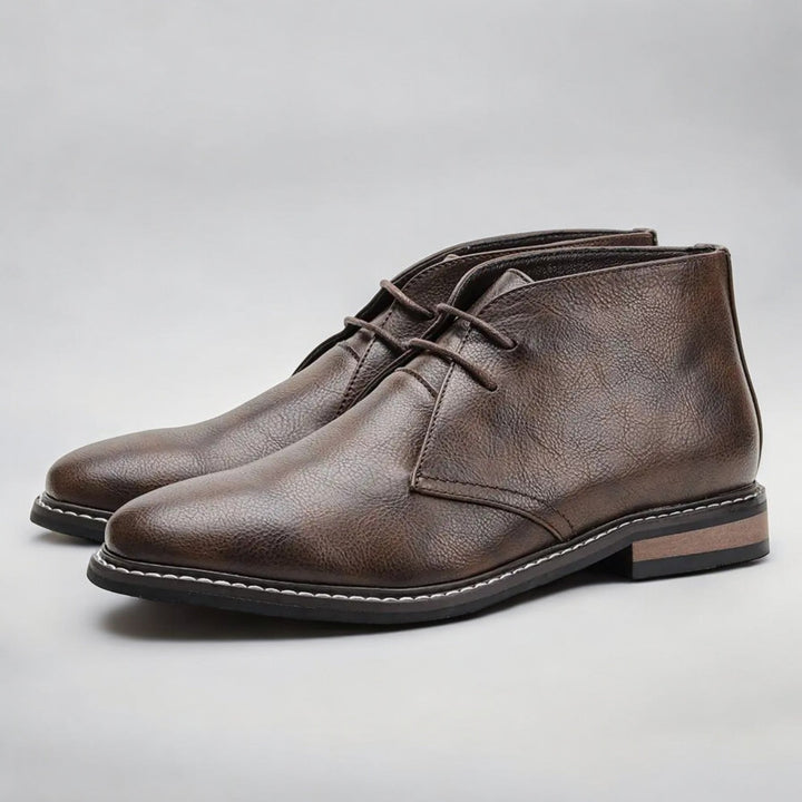 Eduard™ Luxe Bottines Classiques Désert pour Hommes - Confort et Style Réunis