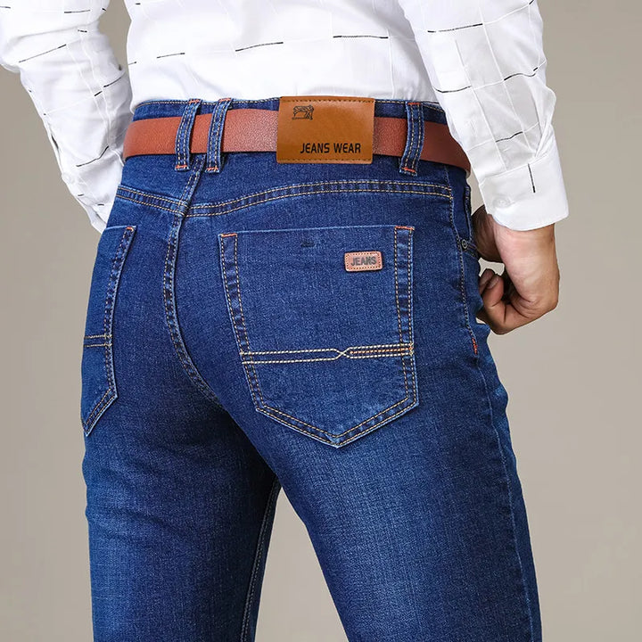 Jeans Slim Fit Stretch pour Hommes - Un Jean Confortable et Élégant
