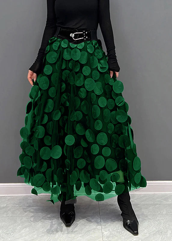Élégance Épicée - Jupe en Tulle Patchwork Chic pour Gala, Fête et Noël