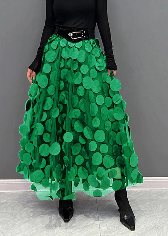 Élégance Épicée - Jupe en Tulle Patchwork Chic pour Gala, Fête et Noël