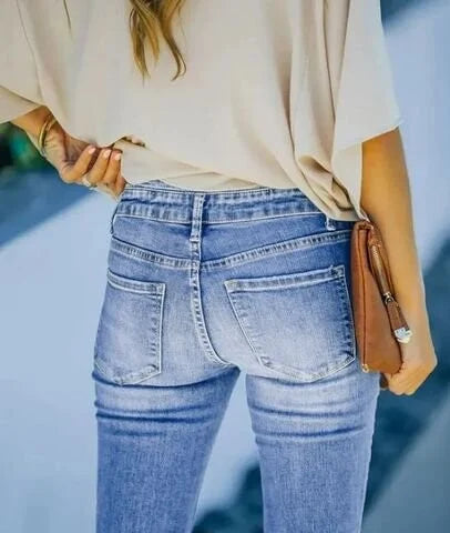 Hadassah - Jeans stretch stylé pour femmes, pour un confort ultime