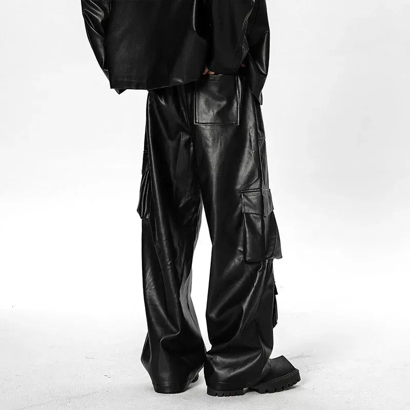 Xander - Pantalon cargo en cuir élégant et luxueux pour style et confort