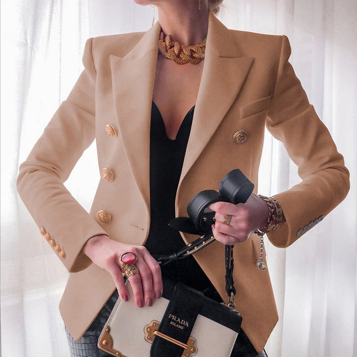 Tiffany - Blazer chic et sophistiqué en vieil argent pour un look élégant
