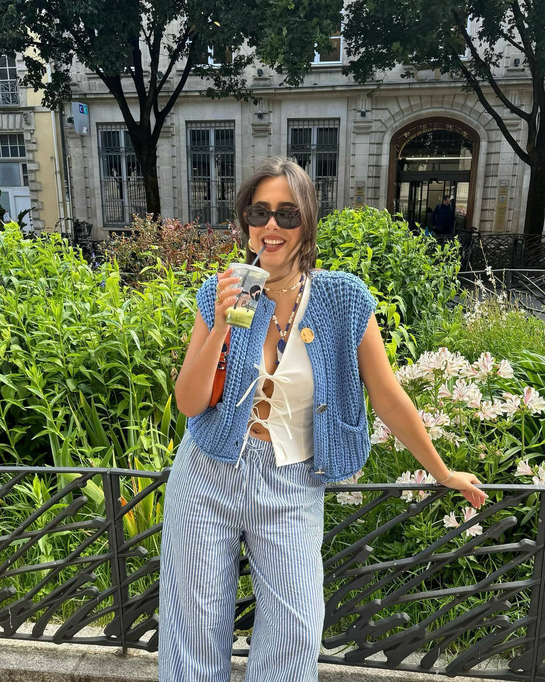 Lana - Gilet sans manches élégant en tricot pour une allure chic et confortable