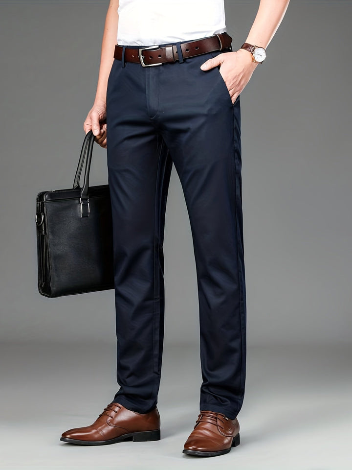 Victor - Pantalon Stretch Ajusté Intemporel pour Confort et Style