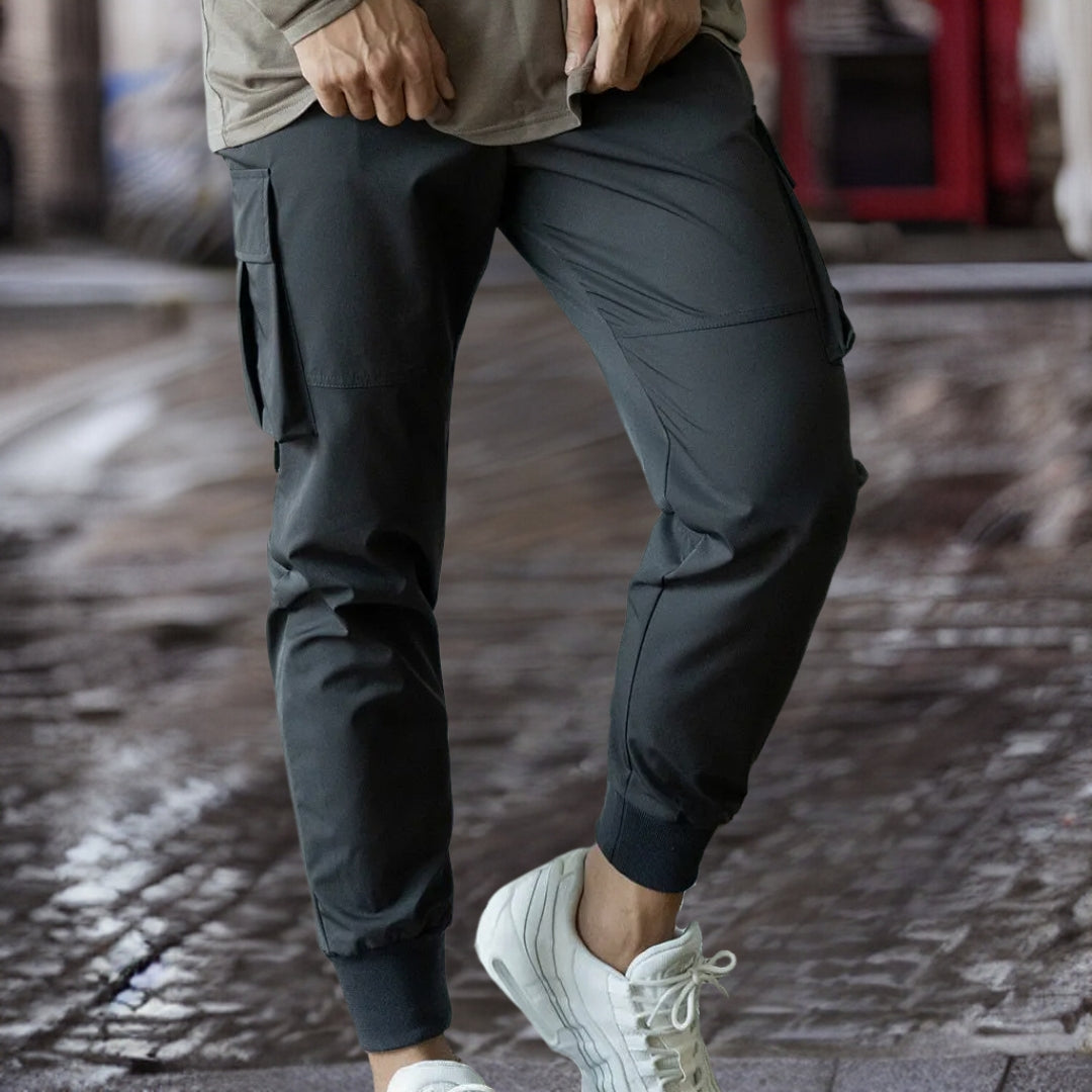 Jorren - Pantalon Cargo Jogger Moderne pour Hommes, alliant confort et style.