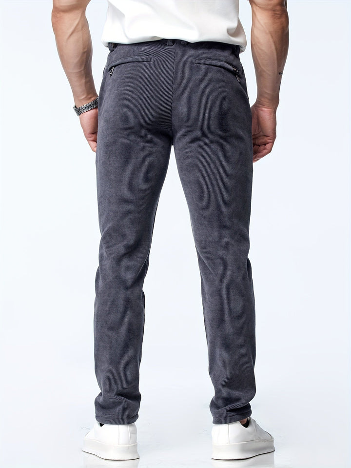 Milan - Pantalon en velours côtelé élégant et classique pour un look intemporel