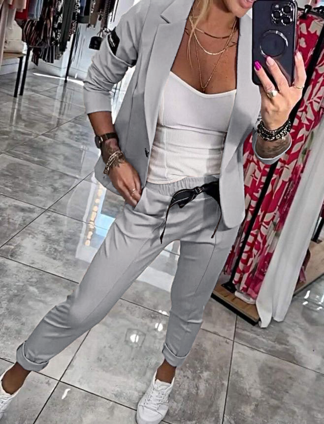 Marie™ - Veste et pantalon élégants en coton
