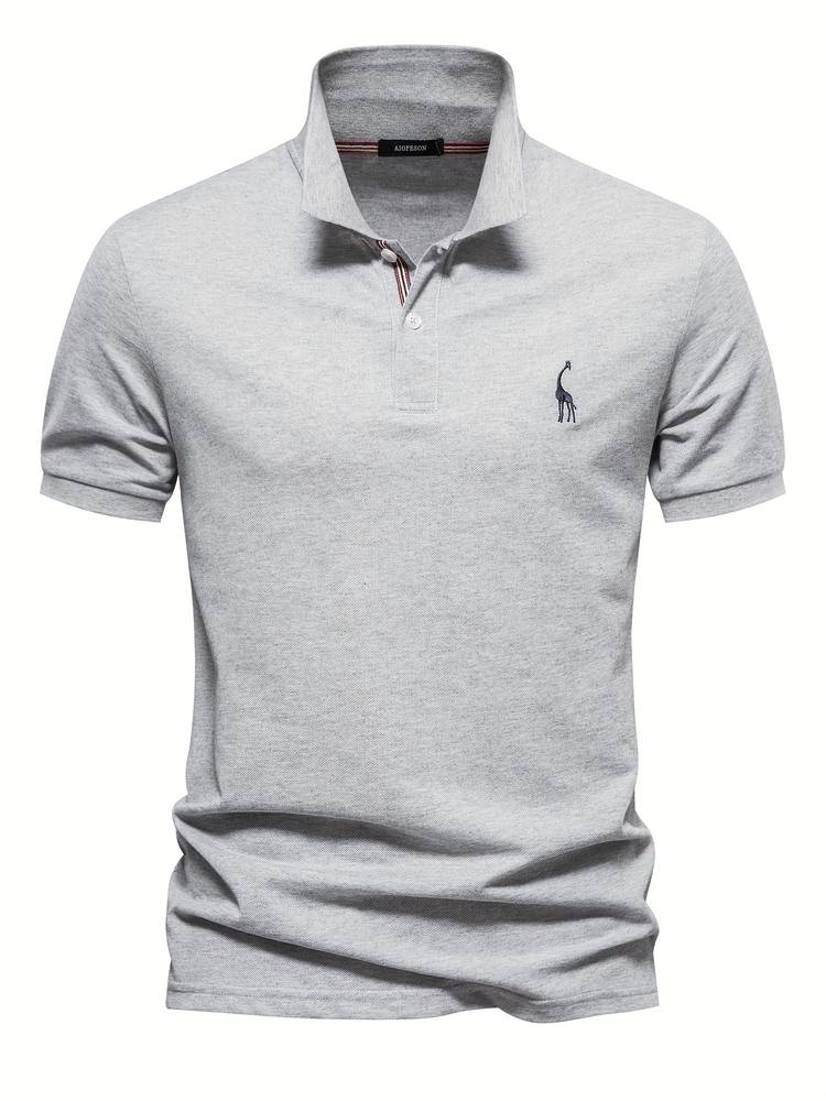 Mateo | Elegant Slim Classic Polo Shirt with Refined Collar Accent