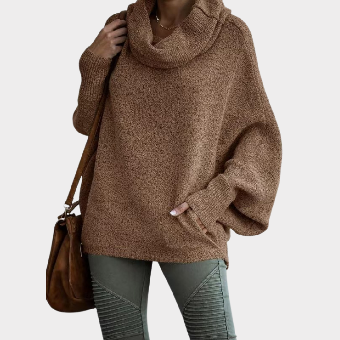 Sienna™ - Pull en maille à manches chauve-souris pour un confort élégant