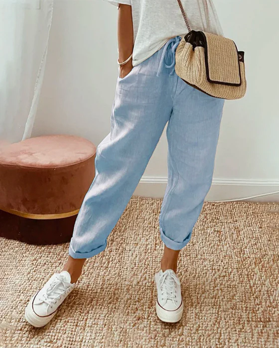 Pantalon boho estival de PIEN - parfait pour un look libre et insouciant !