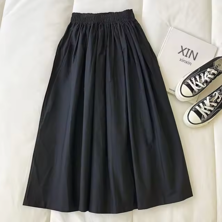 Selvine - Jupe large élégante et stylée avec waist de haute qualité pour un look luxueux.