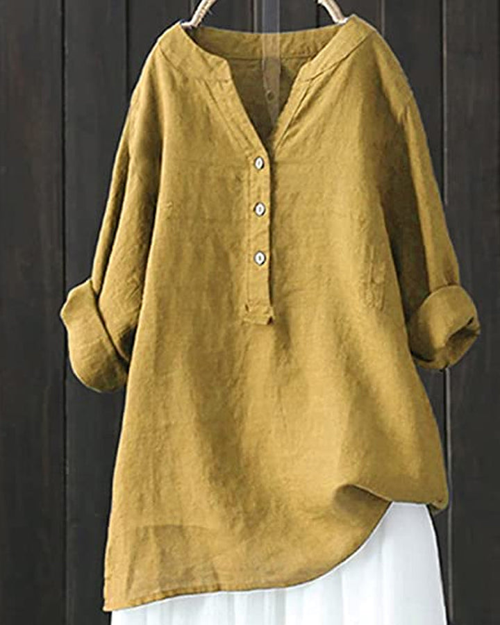 Blouse Gabi à manches longues élégante pour un look stylé