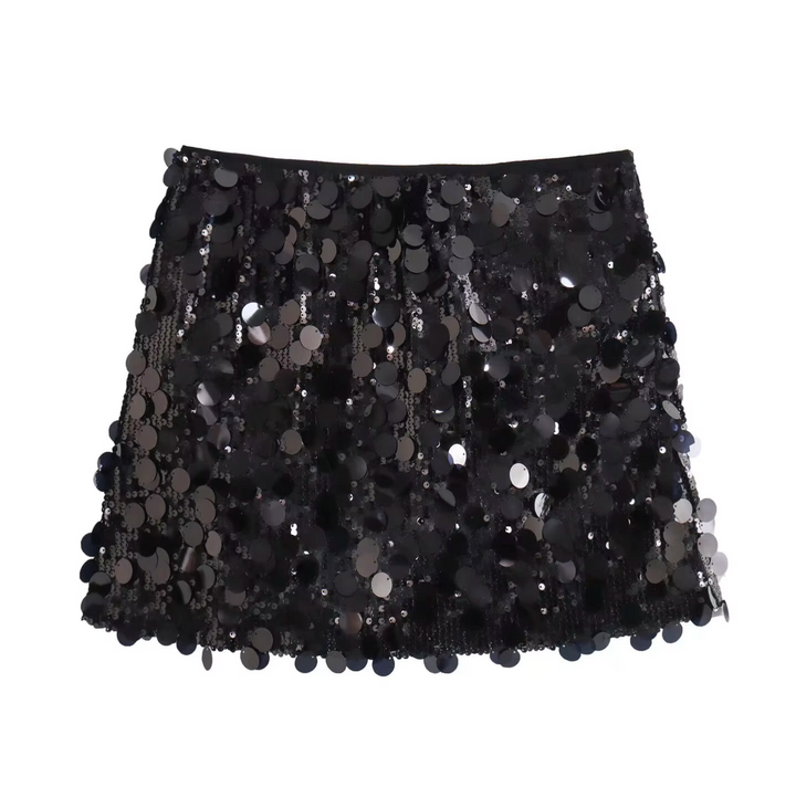 Elowise - Mini-jupe à paillettes scintillantes pour un look éclatant