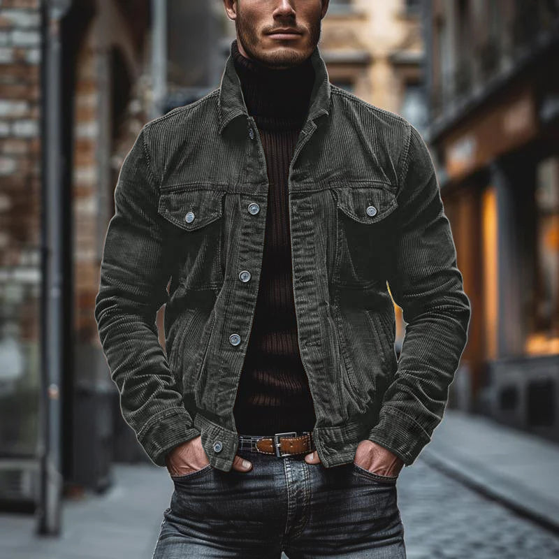 Veste en velours côtelé vintage Arnold™ pour hommes - Élégante et confortable pour toutes les occasions.