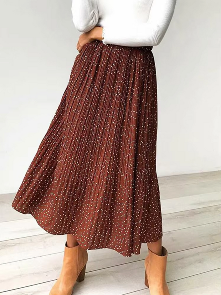 Fiorine - Jupe midi à imprimé animal élégant pour un look stylé