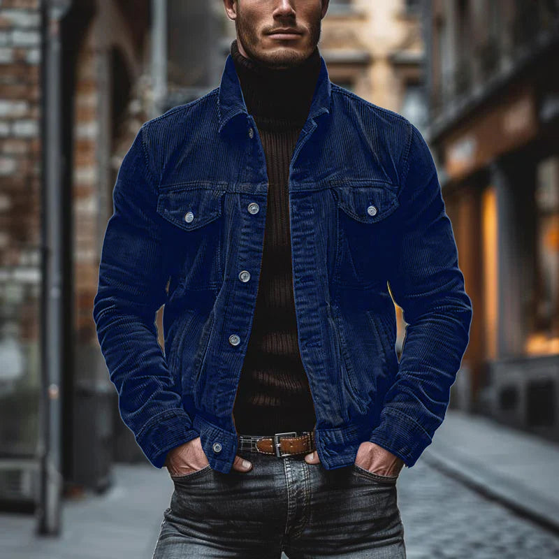 Veste en velours côtelé vintage Arnold™ pour hommes - Élégante et confortable pour toutes les occasions.