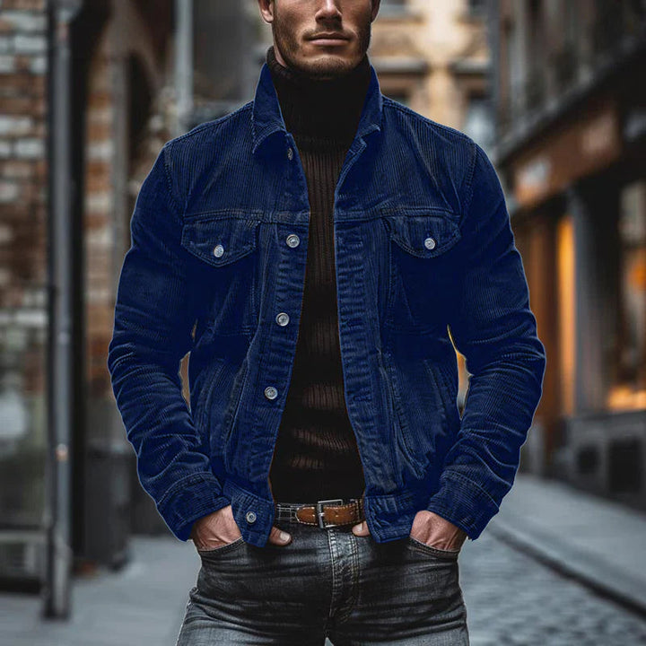 Veste en velours côtelé vintage Arnold™ pour hommes - Élégante et confortable pour toutes les occasions.