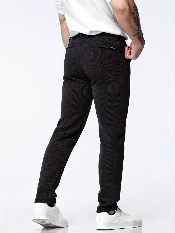 Milan - Pantalon en velours côtelé élégant et classique pour un look intemporel
