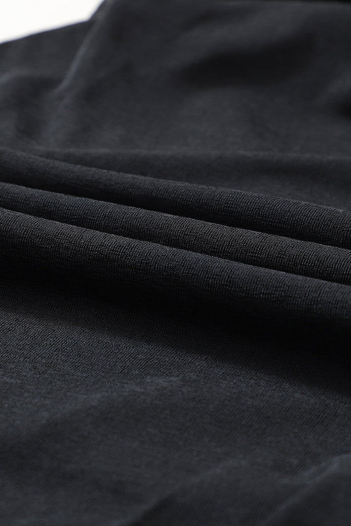 Cely | Robe Bodycon Asymétrique Noire Élégante avec Design Unique à Une Épaule